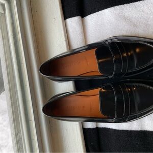 Everlane Classic Black Leather Loafers